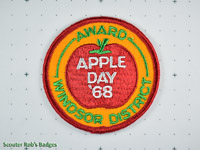 1968 Apple Day Award Windsor District